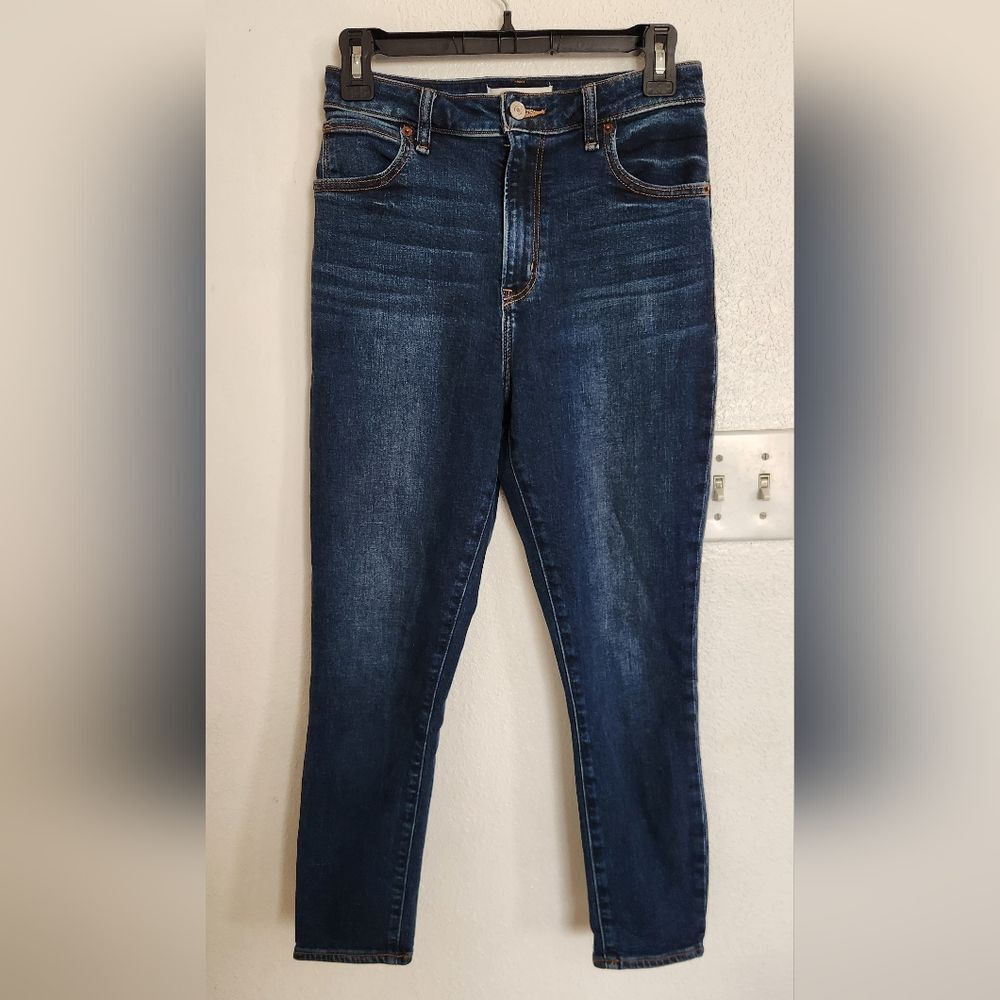Abercrombie & Fitch The Super Skinny Ankle High Rise Curve Love Jeans Size 27